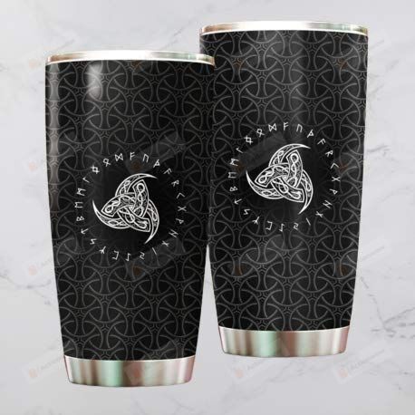 Viking Pattern Stainless Steel Tumbler, Tumbler Cups For Coffee/Tea, Great Customized Gifts For Birthday Christmas Thanksgiving