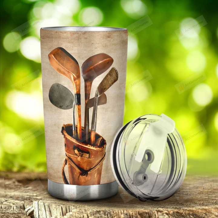 Golf Is A Closet Game To The Game Stainless Steel Tumbler, Tumbler Cups For Coffee/Tea, Great Customized Gifts For Birthday Christmas Thanksgiving