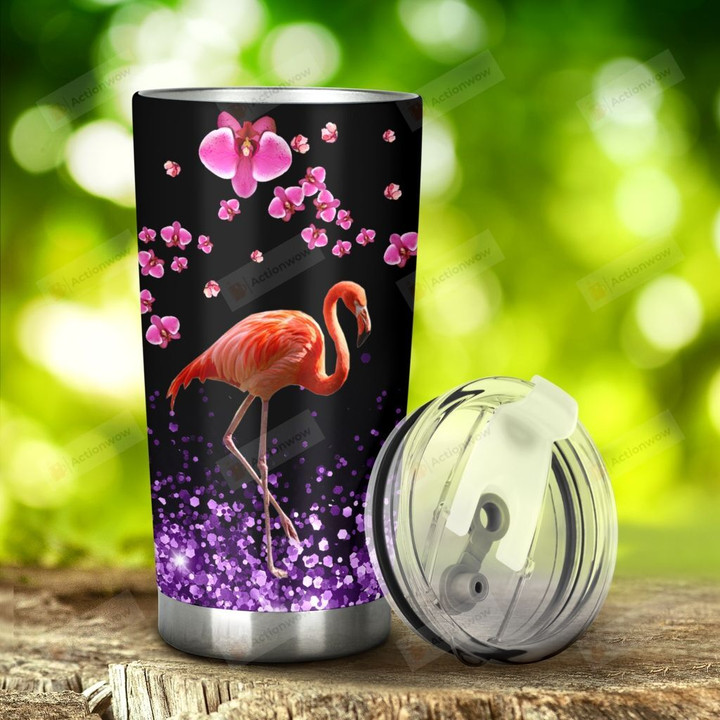 Flamingo I'm Always With You Stainless Steel Tumbler, Tumbler Cups For Coffee/Tea, Great Customized Gifts For Birthday Christmas Thanksgiving