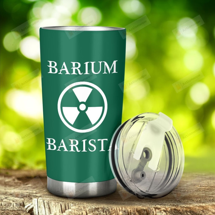 Barium Barista Stainless Steel Tumbler, Tumbler Cups For Coffee/Tea, Great Customized Gifts For Birthday Christmas Thanksgiving