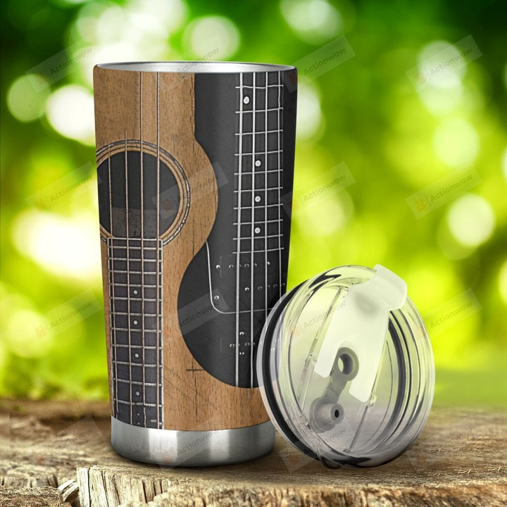Guitar Stainless Steel Tumbler, Tumbler Cups For Coffee/Tea, Great Customized Gifts For Birthday Christmas Thanksgiving