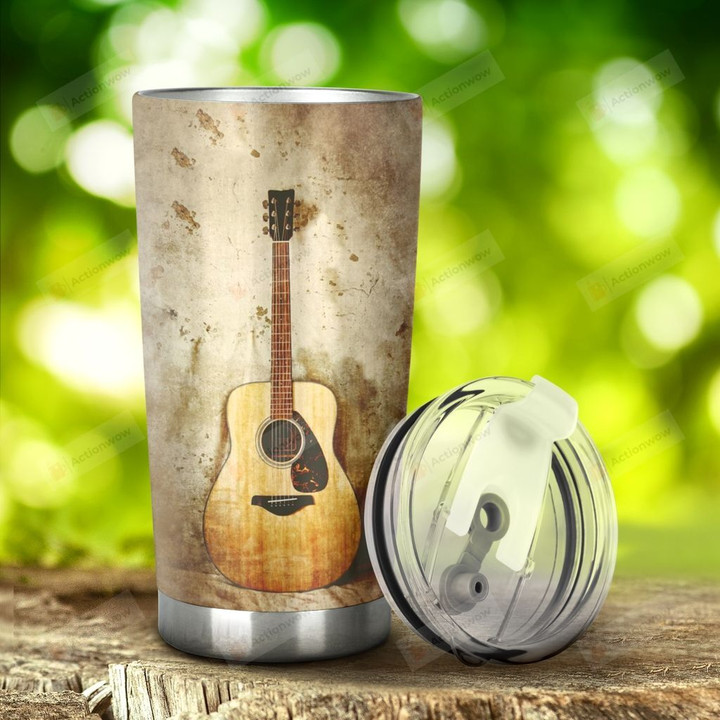 Guitar Music Stainless Steel Tumbler, Tumbler Cups For Coffee/Tea, Great Customized Gifts For Birthday Christmas Thanksgiving Anniversary
