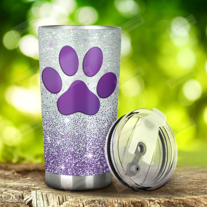 Dogs I'm Just A Girl Who Loves Dogs Stainless Steel Tumbler, Tumbler Cups For Coffee/Tea, Great Customized Gifts For Birthday Christmas Thanksgiving