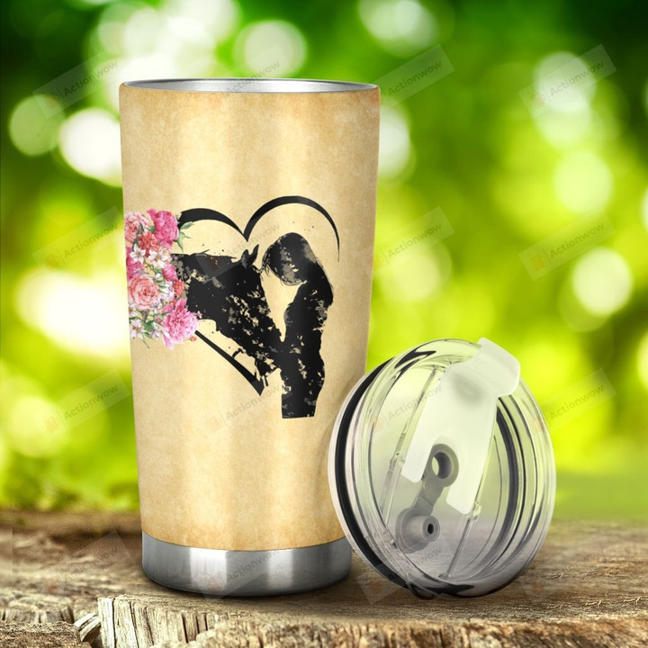 Horse And Girl I'M A Horse Girl Stainless Steel Tumbler, Tumbler Cups For Coffee/Tea, Great Customized Gifts For Birthday Christmas Thanksgiving, Anniversary
