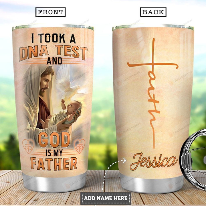 Personalized Child Of God Faith Tumbler Cup God Is My Father Stainless Steel Insulated Tumbler 20 Oz Great Customized Gifts For Birthday Christmas Thanksgiving Coffee/ Tea Tumbler With Lid
