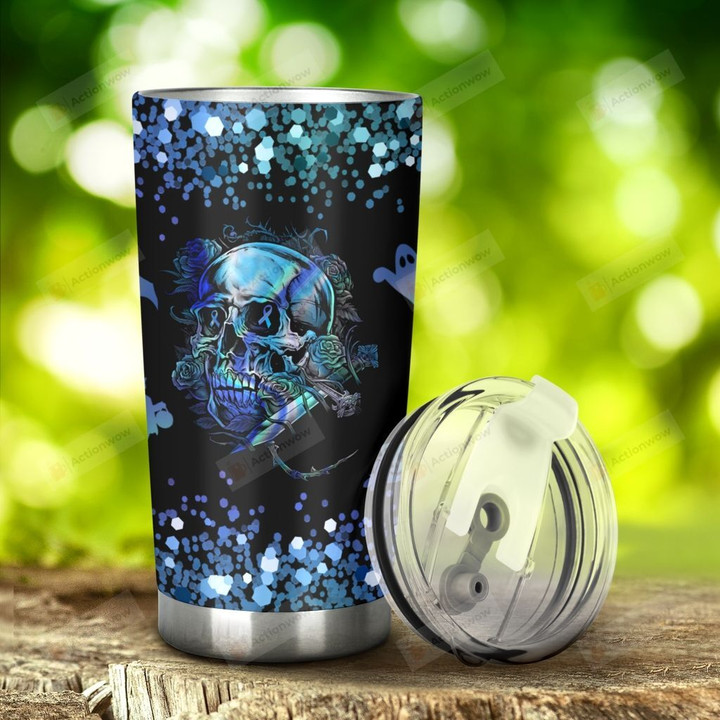 Skull Dead Pancreas Society Diabetes Awareness Stainless Steel Tumbler, Tumbler Cups For Coffee/Tea, Great Customized Gifts For Birthday Christmas Thanksgiving, Anniversary