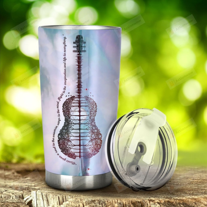Guitar Lovers Stainless Steel Tumbler, Tumbler Cups For Coffee/Tea, Great Customized Gifts For Birthday Christmas Thanksgiving, Anniversary