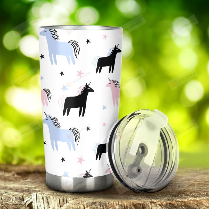 Unicorn Stainless Steel Tumbler, Tumbler Cups For Coffee/Tea, Great Customized Gifts For Birthday Christmas Thanksgiving