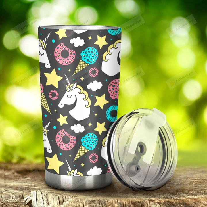 Unicorn Stainless Steel Tumbler, Tumbler Cups For Coffee/Tea, Great Customized Gifts For Birthday Christmas Thanksgiving