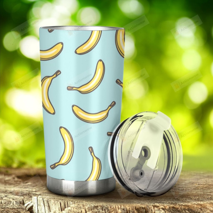 Banana Stainless Steel Tumbler, Tumbler Cups For Coffee/Tea, Great Customized Gifts For Birthday Christmas Thanksgiving