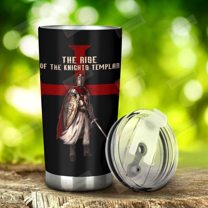 Knight Templar The Rise Of Knights Templar Stainless Steel Tumbler, Tumbler Cups For Coffee/Tea, Great Customized Gifts For Birthday Christmas Thanksgiving