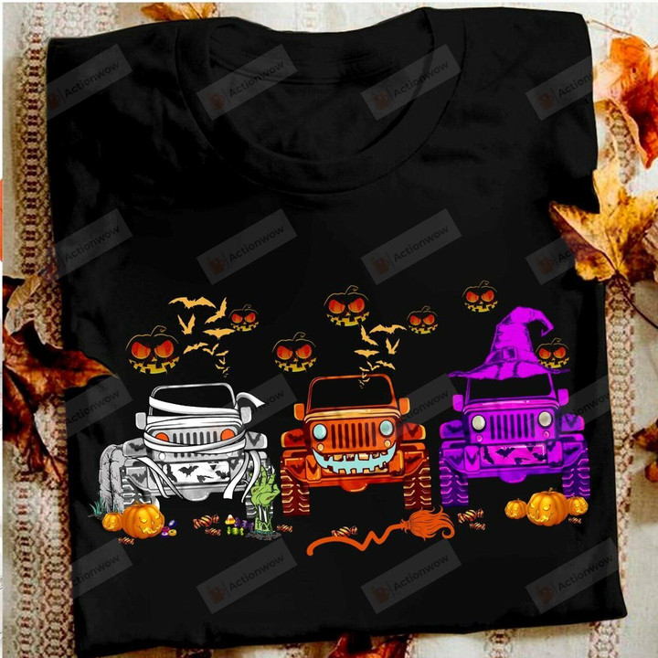 Jeep Halloween Gifts T-Shirt Short-Sleeves Tshirt Great Customized Gifts For Birthday Christmas Thanksgiving