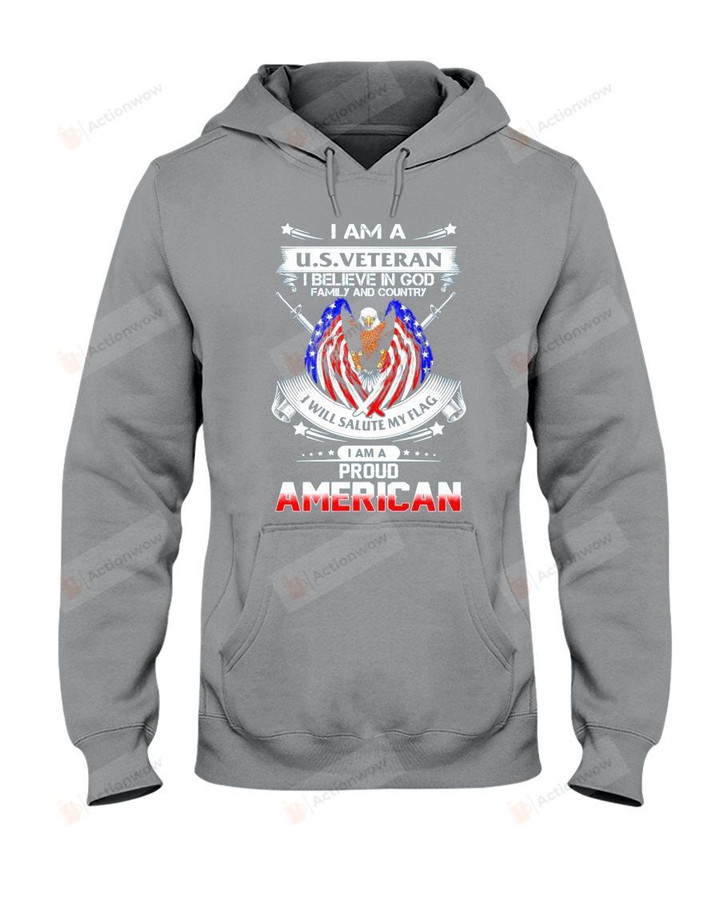 I Am A U.S Veteran Short-Sleeves Tshirt, Pullover Hoodie Great Gift For Veteran's Day
