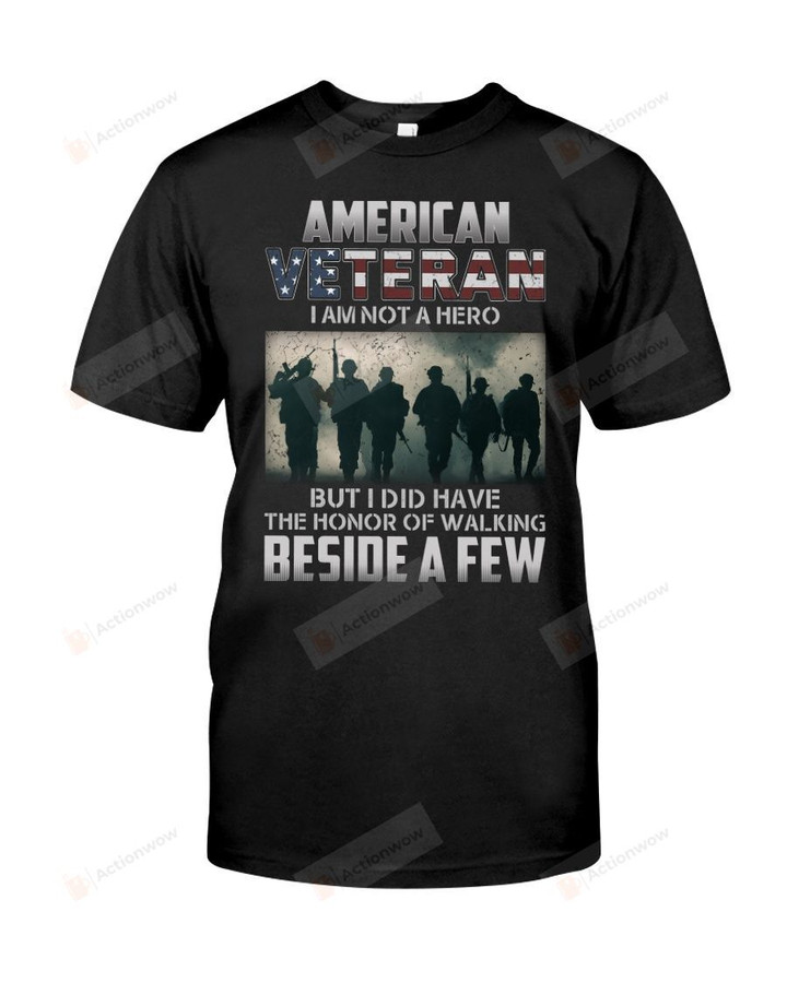 American Veteran Short-sleeves Tshirt, Pullover Hoodie, Great Gift T-shirt On Veteran Day
