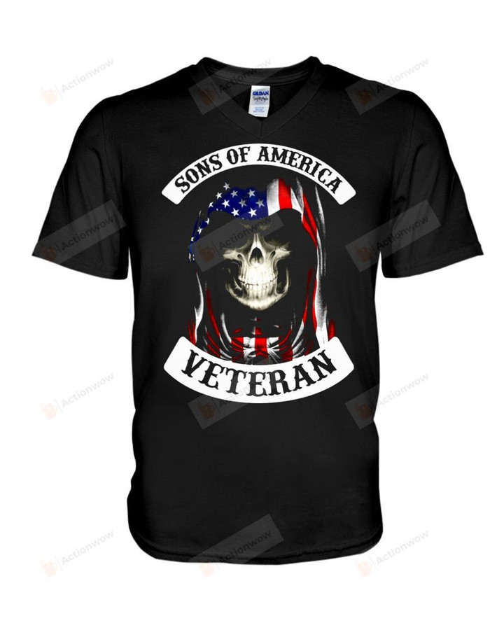 Sons Of American Veteran Short-Sleeves Tshirt, Pullover Hoodie, Great Gift T-shirt On Veteran Day
