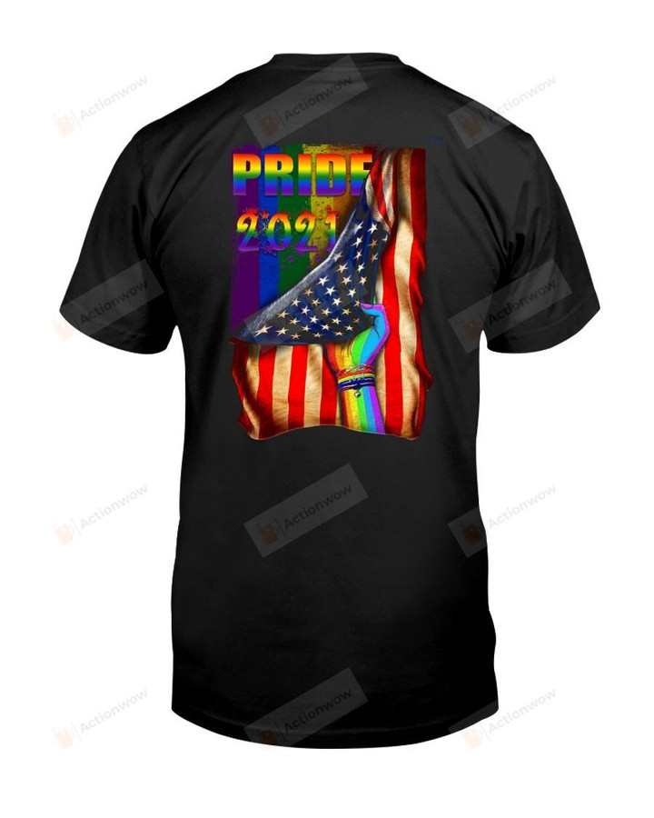 LGBT Pride 2021 Flag Short-Sleeves Tshirt, Pullover Hoodie, Great Gift T-shirt