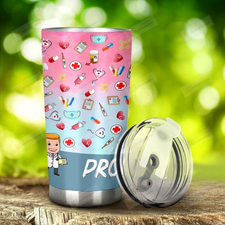 Nurse Proud Nurse Tumbler Stainless Steel Tumbler, Tumbler Cups For Coffee/Tea, Great Customized Gifts For Birthday Christmas Thanksgiving, Anniversary
