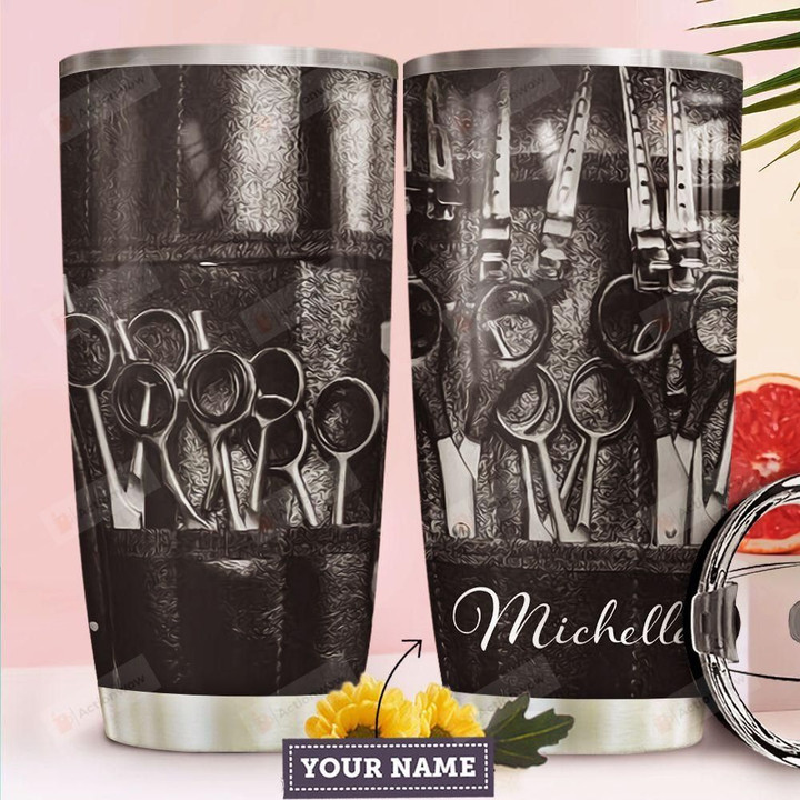Hairstylist Personalized Tumbler Cup Stainless Steel Vacuum Insulated Tumbler 20 Oz Great Customized Gifts For Birthday Christmas Thanksgiving Best Gifts For Hair Stylist Coffee/ Tea Tumbler