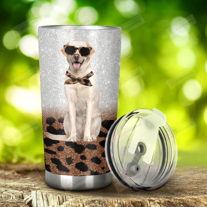 Labrador Retriever Dog Stainless Steel Tumbler, Tumbler Cups For Coffee/Tea, Great Customized Gifts For Birthday Christmas Thanksgiving, Anniversary
