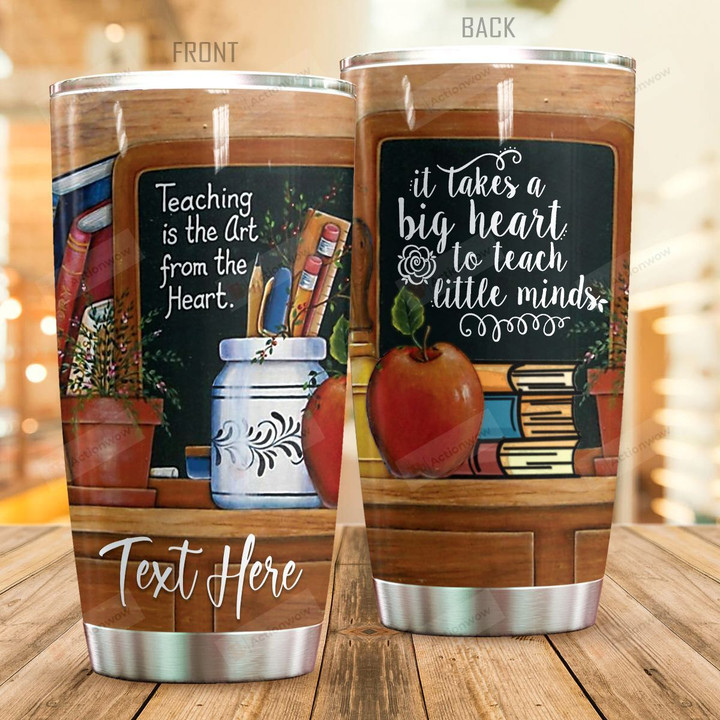 Teaching Personalized Tumbler Teaching From Heart Size 20 Oz Coffee Tumbler