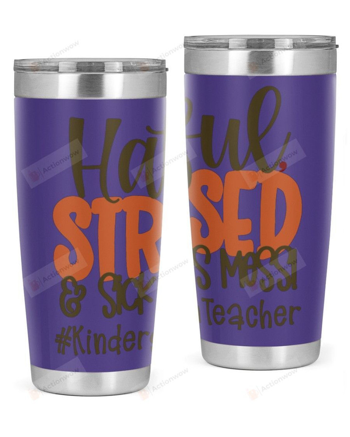 Kindergarten Teacher Stainless Steel Tumbler, Tumbler Cups For Coffee/Tea