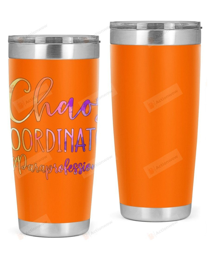 Paraprofessional, Chaos Coordinate Stainless Steel Tumbler, Tumbler Cups For Coffee/Tea