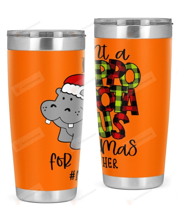 I Want A Hippopotamus For Christmas, Math Teacher Stainless Steel Tumbler, Tumbler Cups For Coffee/Tea