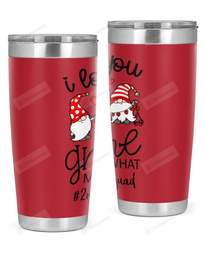 2nd Grade Teacher I Love You Gnome Stainless Steel Tumbler, Tumbler Cups For Coffee/Tea