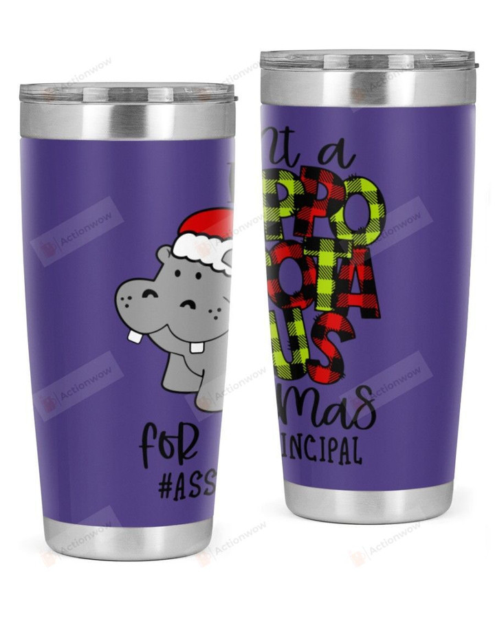 Assistant Principal, Merry Christmas Stainless Steel Tumbler, Tumbler Cups For Coffee/Tea