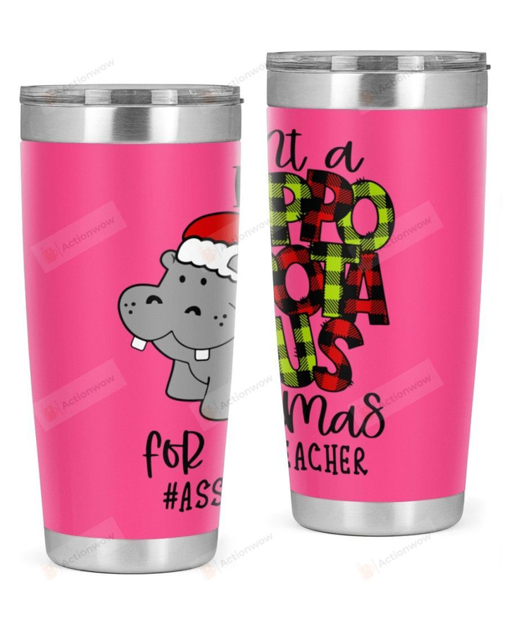 Assistant Teacher, Merry Christmas Stainless Steel Tumbler, Tumbler Cups For Coffee/Tea