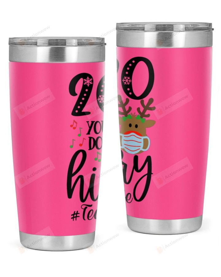 Teacher, 2020 You'll Go Down For History, Christmas Stainless Steel Tumbler, Tumbler Cups For Coffee/Tea
