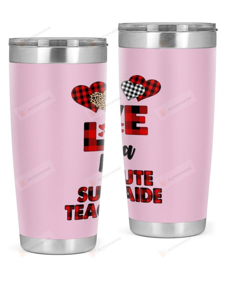 Substitute Teacher Aide Stainless Steel Tumbler, Tumbler Cups For Coffee/Tea
