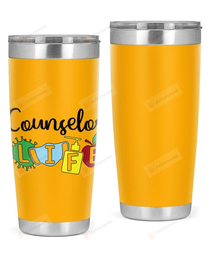 Counselor  Stainless Steel Tumbler, Tumbler Cups For Coffee/Tea