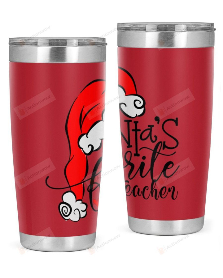 Teacher, Christmas Stainless Steel Tumbler, Tumbler Cups For Coffee/Tea