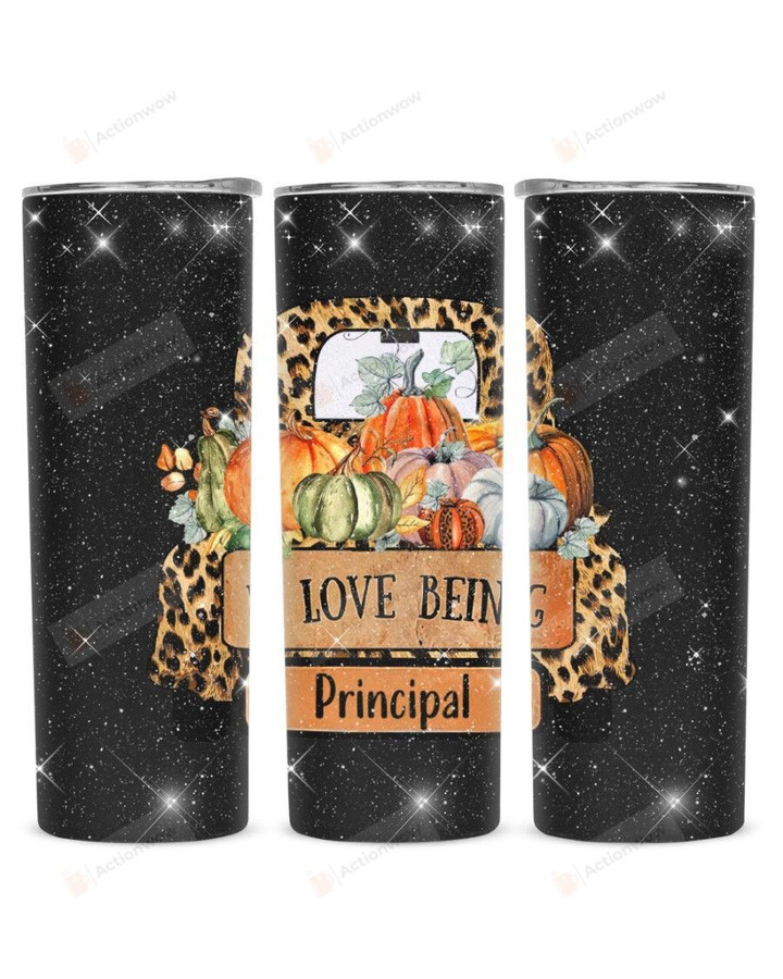 I Love Being Principal Car Stainless Steel Tumbler, Tumbler Cups For Coffee/Tea