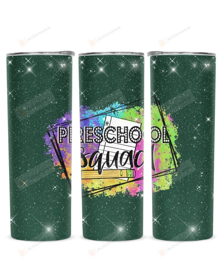 Preschool Squad Stainless Steel Tumbler, Tumbler Cups For Coffee/Tea