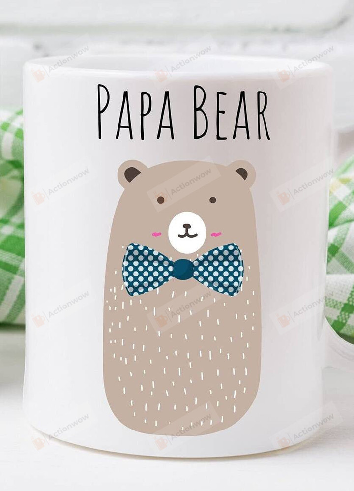Papa Bear Mug Set Mug Cup Gifts For Yourself Grandmom Daughter Parents From Mother Father Son On Christmas Thanksgiving Birthday Motivation