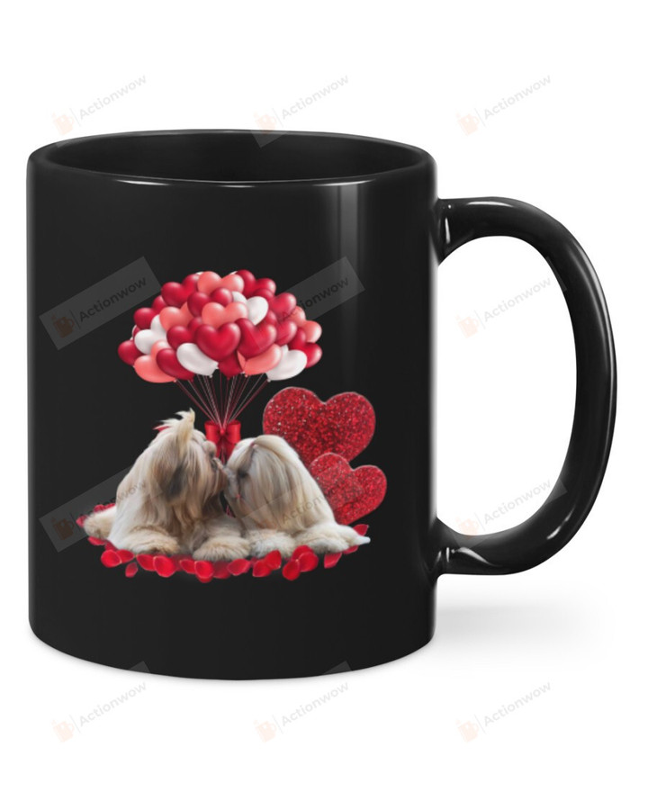 Shih Tzu - Heart Of Love Mug, Happy Valentine's Day Gifts For Couple Lover ,Birthday, Thanksgiving Anniversary Ceramic Coffee 11-15 Oz