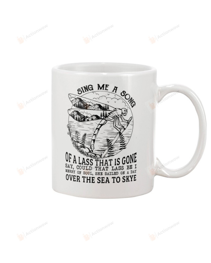 Hippie Mug Dragonfly Sing Me A Song Of A Lass That Is Gone Special Gifts For Christmas New Year Birthday Thanksgiving White Mug