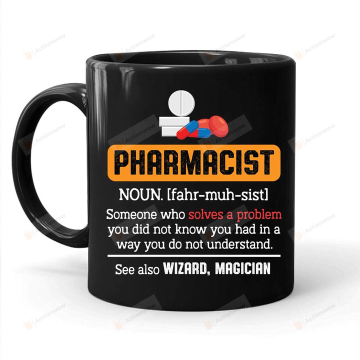 Pharmacist Definition Funny Mug, Pharmacist, Pharmacist Mug, Pharmacist Gifts