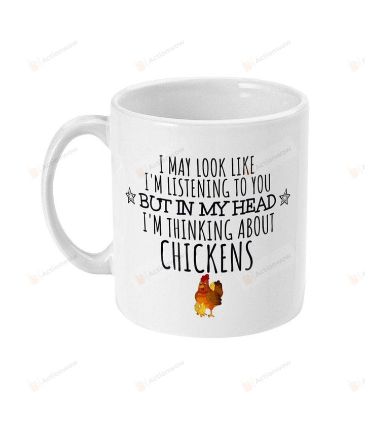 Chicken Mug, Chicken Farm Farmer Owner Gifts, Gifts For Birthday Christmas 11oz Mug