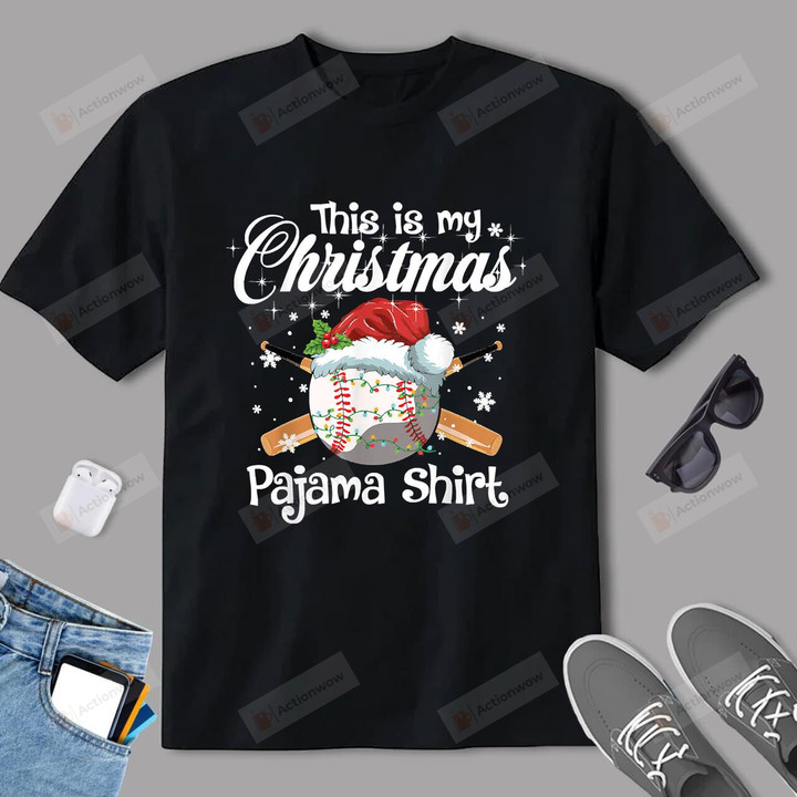 This Is My Christmas Baseball Gift For Men T-Shirt