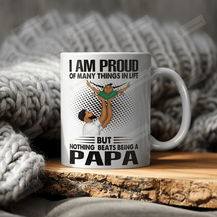 Nothing Beats Black Papa, Flying Black Girl Mugs Ceramic Mug 11 Oz 15 Oz Coffee Mug
