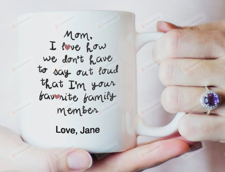 Personalized Motherhood Mother Love Custom Mugs Favorite Family Member Mug Mom Gifts Happy International Women's Day Mother's Day Birthday Gifts To Mom Mother Mama From Daughter Son Children
