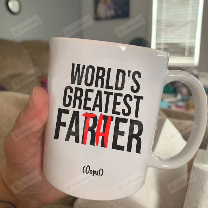 World's Greatest Farter Father Mugs - White Mug Gifts For Him, Father's Day ,Birthday, Anniversary Ceramic Coffee Mug 11-15 Oz