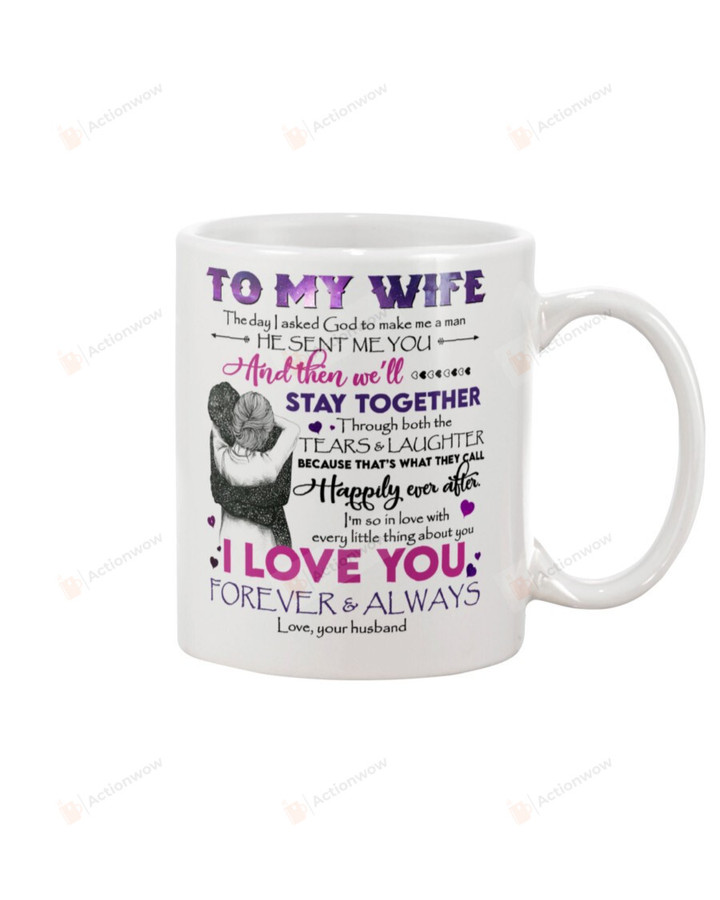 Personalized To My Wife Mug Couple I'm So In Love With Every Little Thing About You Coffee Mug