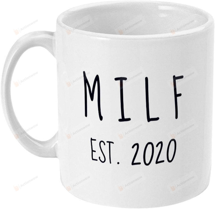 New Milf Mug - New Milf Gifts - New Mum Gifts Est 2020 - Baby Shower Gifts