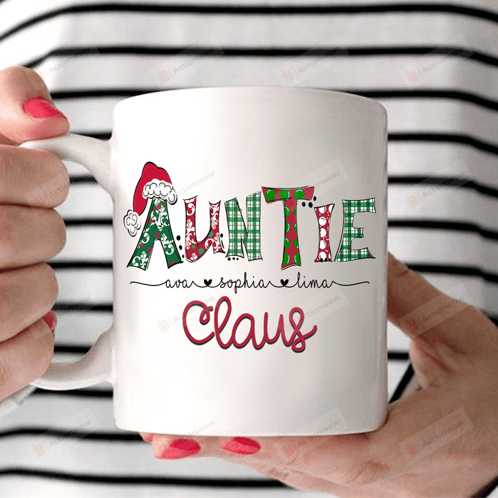 Personalized Auntie Claus - Aunt Mugs Ceramic Mug 11 Oz 15 Oz Coffee Mug