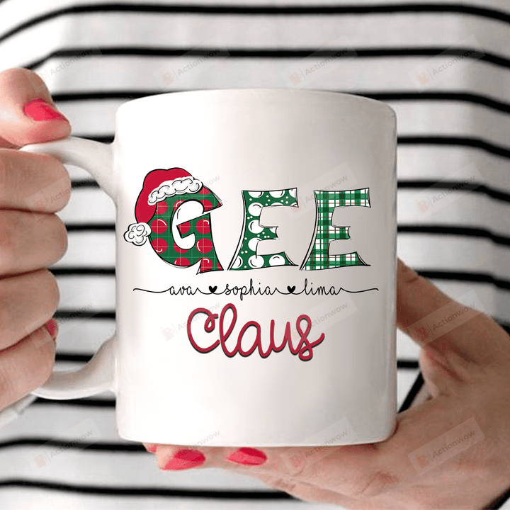 Personalized Gee Claus - Art Christmas Mugs Ceramic Mug 11 Oz 15 Oz Coffee Mug