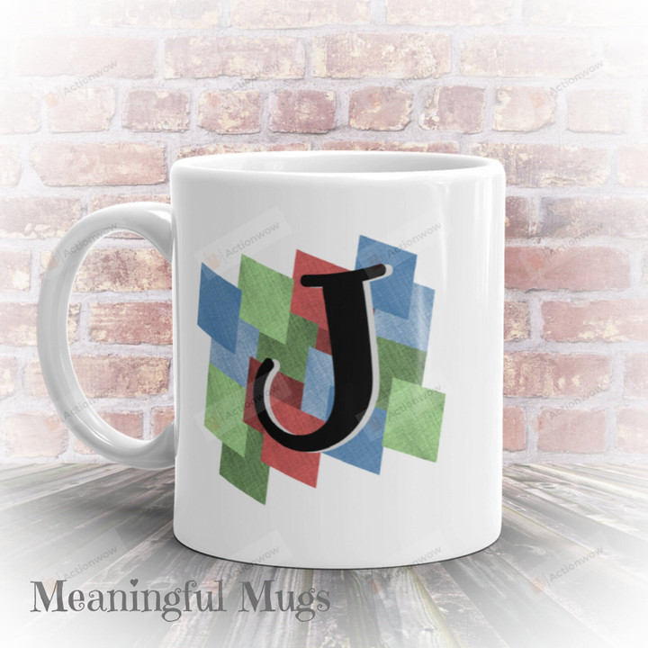 J Monogram Mug Coffee Mug Personalized Mug Custom Mug Initial Mug Personalized Gifts Birthday Gifts Women's Day Gifts